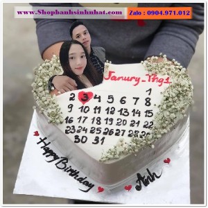 Bánh Sinh Nhật In Hình Ảnh - H12